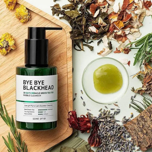 Bye Bye Blackhead 30 Days Miracle Green Tea Tox Bubble Cleanser 120g